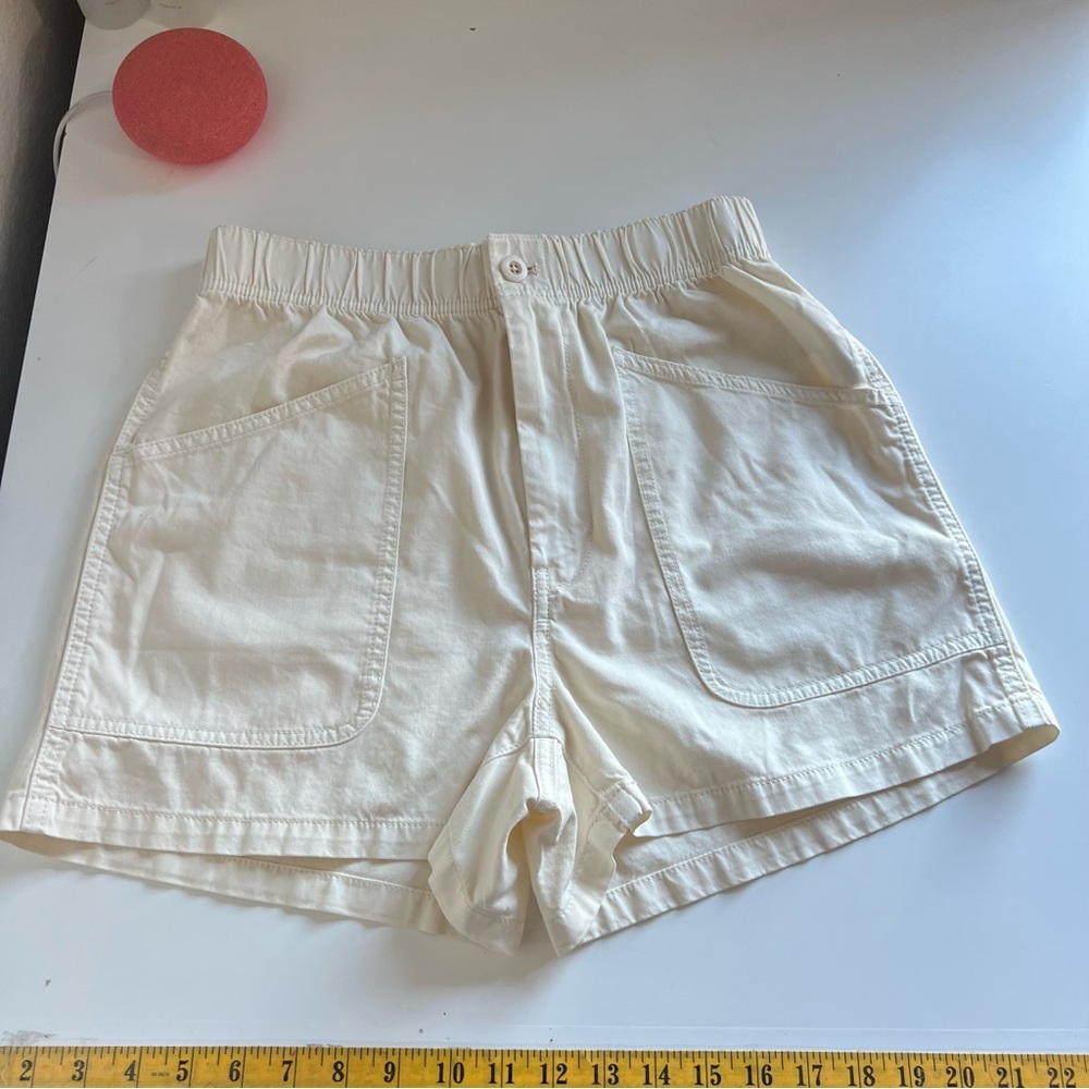 Denim Pull-On Paperbag Utility Shorts Garment-Dyed Edition Size 27 NWT
Cream - Picture 6 of 6